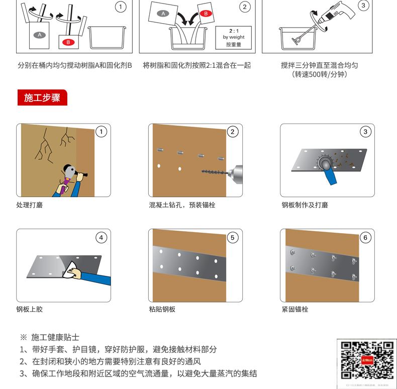 包钢颍上粘钢加固施工过程